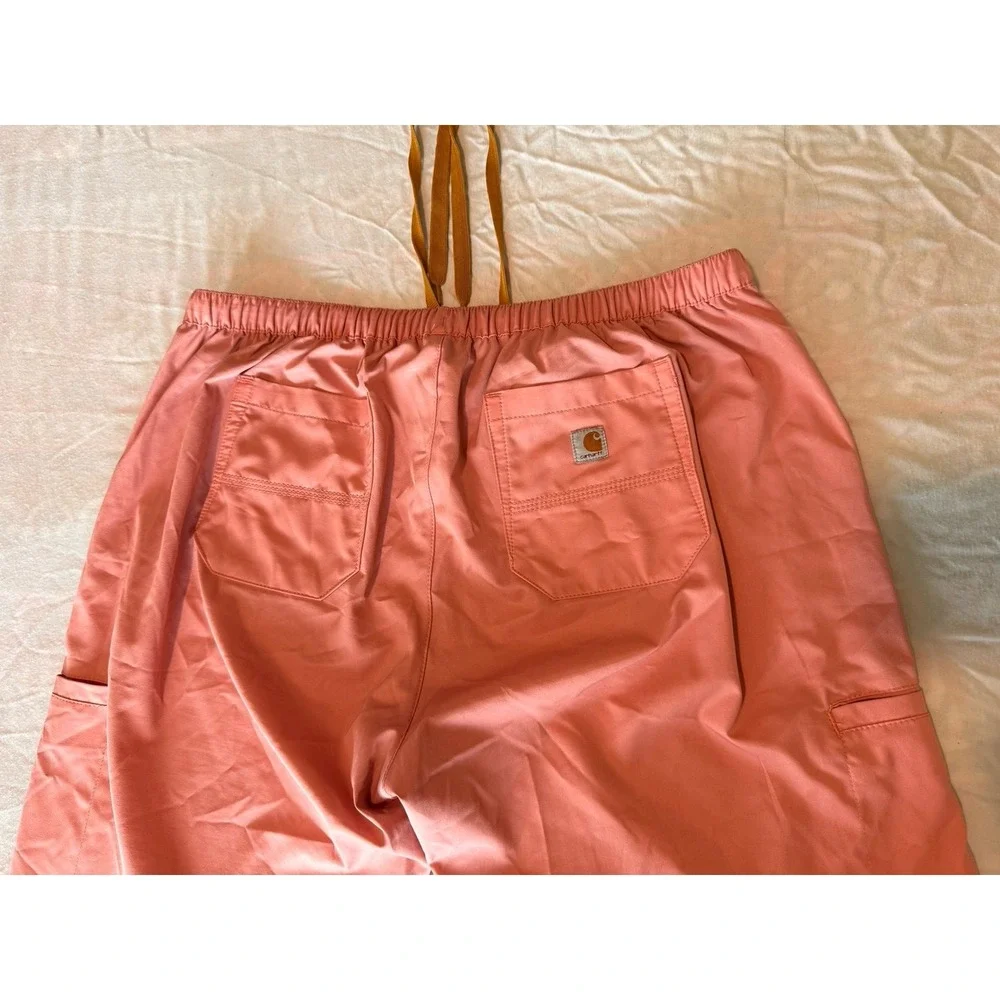 Women's CARHARTT pink peachy scrubs